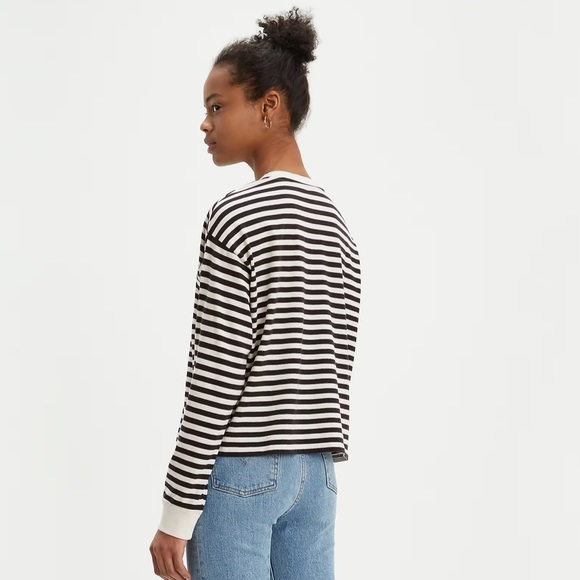 Levi’s | Graphic Striped Long Sleeve Shirt | S - Picture 4 of 4